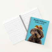 新学期トイプードルノート ノートブック (内部)