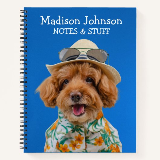 新学期トイプードルノート ノートブック (正面)