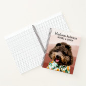 新学期トイプードルノート ノートブック (内部)