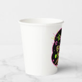 新学期ネオンポップ・アートのアートブライト教室 紙コップ (右)