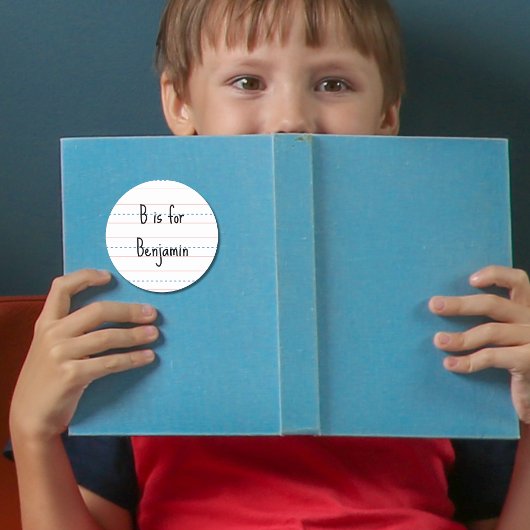 新学期ノートブックテーマ名イニシャル ラウンドシール