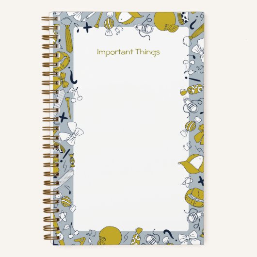 新学期ノート | 先生おもしろいとキッズ ノートブック (正面)