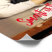 新学期ノーマンロックウェルスケッチスタイル ポスター (角)