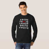 新学期ハイアルファベット Tシャツ (正面フル)