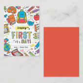 新学期ハッピーファースト エンクロージャーカード (正面/裏面)