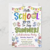 新学期ハロースクール長い夏 招待状 (正面)