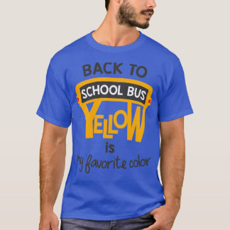 新学期バス黄 Tシャツ