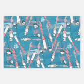 新学期パターン ラッピングペーパーシート (正面3)