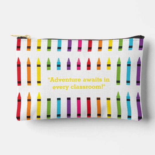 新学期パーソナライズされたペンケース/バッグ アクセサリーポーチ (正面)