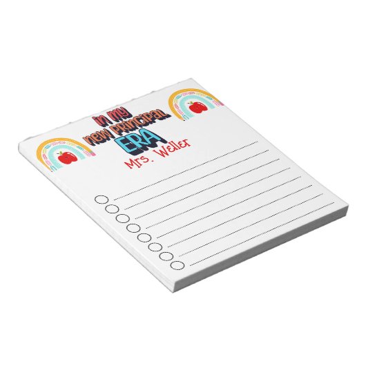 新学期パーソナライズされた新To-Do ノートパッド (アングル)