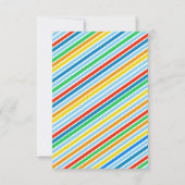 新学期パーティの招待状 招待状 (裏面)