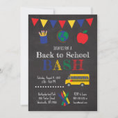 新学期パーティの招待状 招待状 (正面)