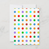 新学期パーティの招待状 招待状 (裏面)