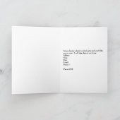 新学期パーティの招待状、黒板 招待状 (内部)