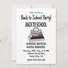 新学期パーティーお祝い新学期 招待状