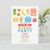 新学期パーティープレスクールピクニック 招待状 (スタンド正面)