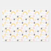 新学期パーティーラップ ラッピングペーパーシート (正面)