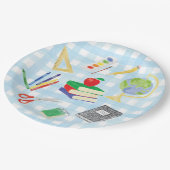 新学期パーティー紙プレート ペーパープレート (アングル)