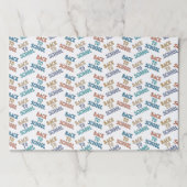 新学期パーティー紙ランチョンマット ペーパーパッド (正面)