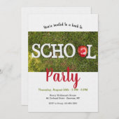 新学期パーティー2招待状 招待状 (正面/裏面)