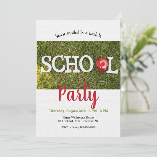 新学期パーティー2 招待状 (スタンド正面)