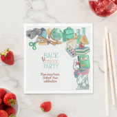 新学期パーティー スタンダードランチョンナプキン (インサイチュ)