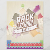 新学期パーティー チラシ (正面)