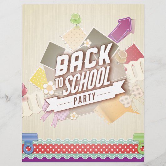 新学期パーティー チラシ (正面)