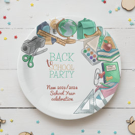 新学期パーティー ペーパープレート