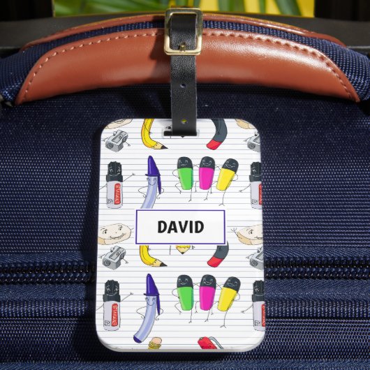 新学期パーティー ラゲッジタグ (正面インサイチュ2)