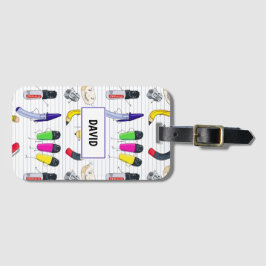 新学期パーティー ラゲッジタグ