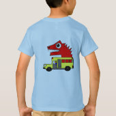 新学期ビーブスハッピースタンドゥートゥートカートゥーンイルス Tシャツ (裏面)