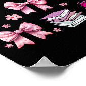 新学期ピンクコケットボーペンシルアップルキッズ ポスター (角)