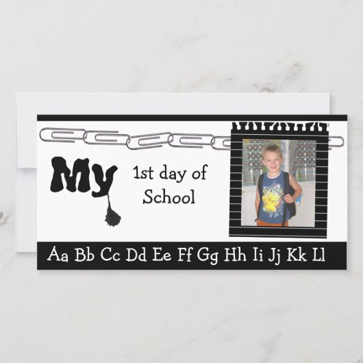 新学期フォトカード (正面)