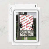 新学期フォトフレーム ポストカード (正面/裏面)