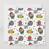 新学期フラットカード (正面)