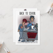 新学期フラットグリーティングカード カード (正面/裏面インサイチュ)