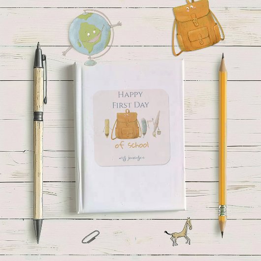 新学期フレンド スクエアシール