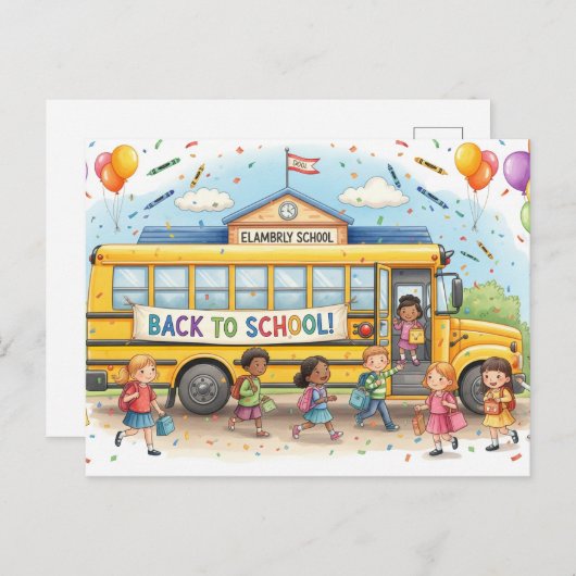 新学期フレンド ポストカード (正面/裏面)