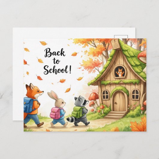 新学期フレンド ポストカード (正面/裏面)