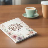 新学期フローラクルアーンやる気を起こさせるイスラム ノートパッド