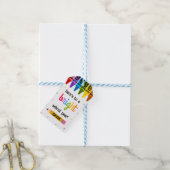 新学期ブライトスクール年メッセージカード ギフトタグ (より糸付き)