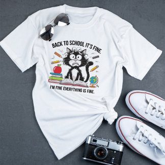 新学期ブラック素晴らしキャットだ素晴らし Tシャツ