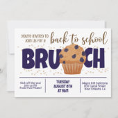 新学期ブランチ招待状 招待状 (正面)