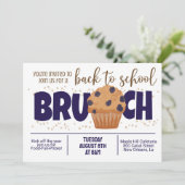 新学期ブランチ招待状 招待状 (スタンド正面)