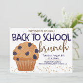 新学期ブランチ招待状 招待状 (スタンド正面)