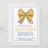 新学期ブランチ招待状 招待状 (正面)