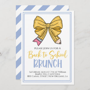 新学期ブランチ招待状 招待状