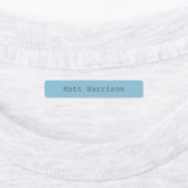 新学期ブルーカラーコード化ボーイタイプフォント ラベル (貼付)