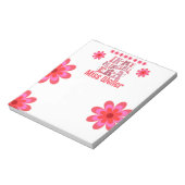 新学期プリンシパルエラレトロパーソナライズされた ノートパッド (回転)